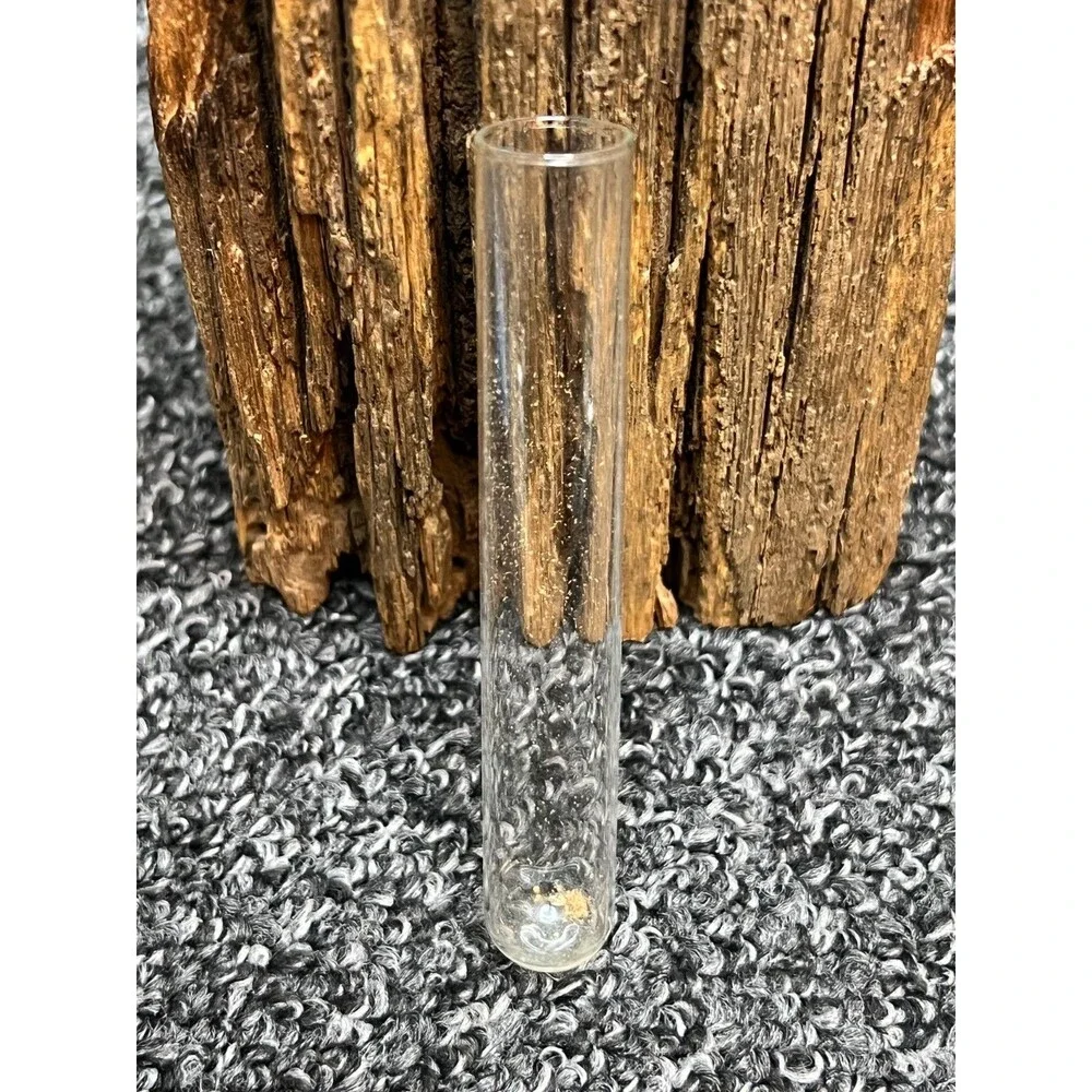 Vintage Studio Artisan Turned Wood Live Edge Sculptural Bud Vase MCM